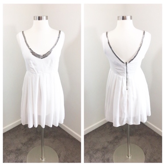 Spicy Girl Dresses & Skirts - Spicy Girl white jeweled dress